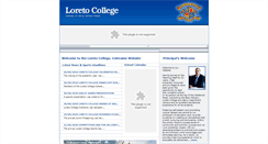 Desktop Screenshot of loretocollege.org.uk