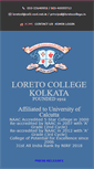Mobile Screenshot of loretocollege.in